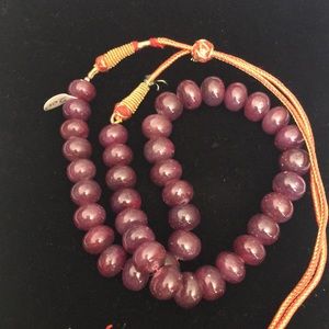 Retro Rope Beads Adjustable Necklace
